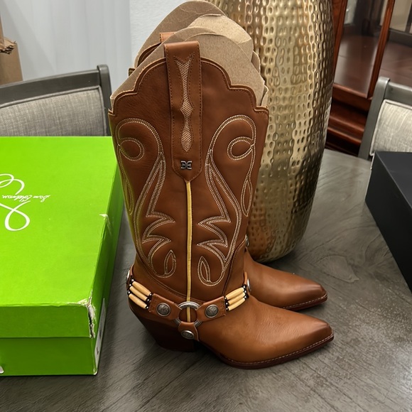 SAM EDELMAN JACKIE WESTERN BOOT - Picture 3 of 14